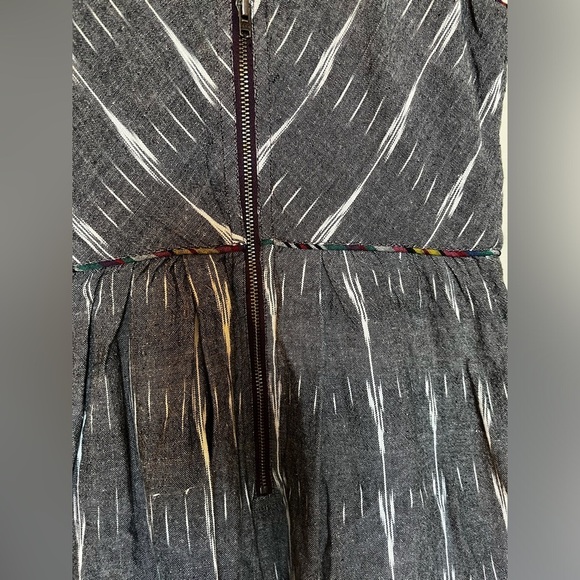 Free People Gray and White Patterned Dress - Picture 6 of 8